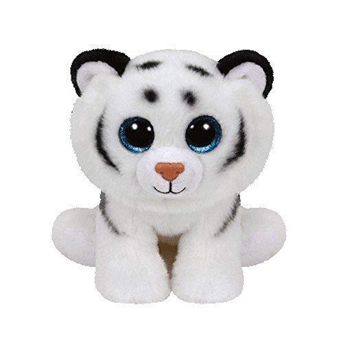 Ty Beanie Babies - Tundra the White Tiger - 15cm - Totally Awesome Toys