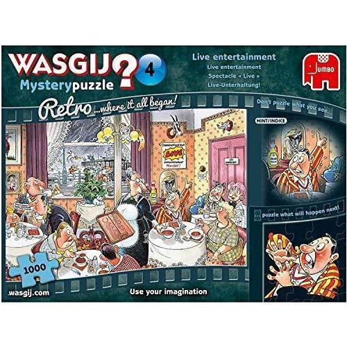Wasgij Retro Mystery 4 Live Entertainment! Jigsaw Puzzle (1000 pieces) - Totally Awesome Toys
